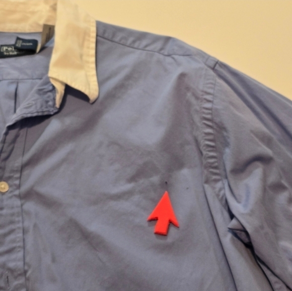 Polo Ralph Lauren Long Sleeve Button Front Shirt Collared Long Sleeve Size 10 - Picture 5 of 13